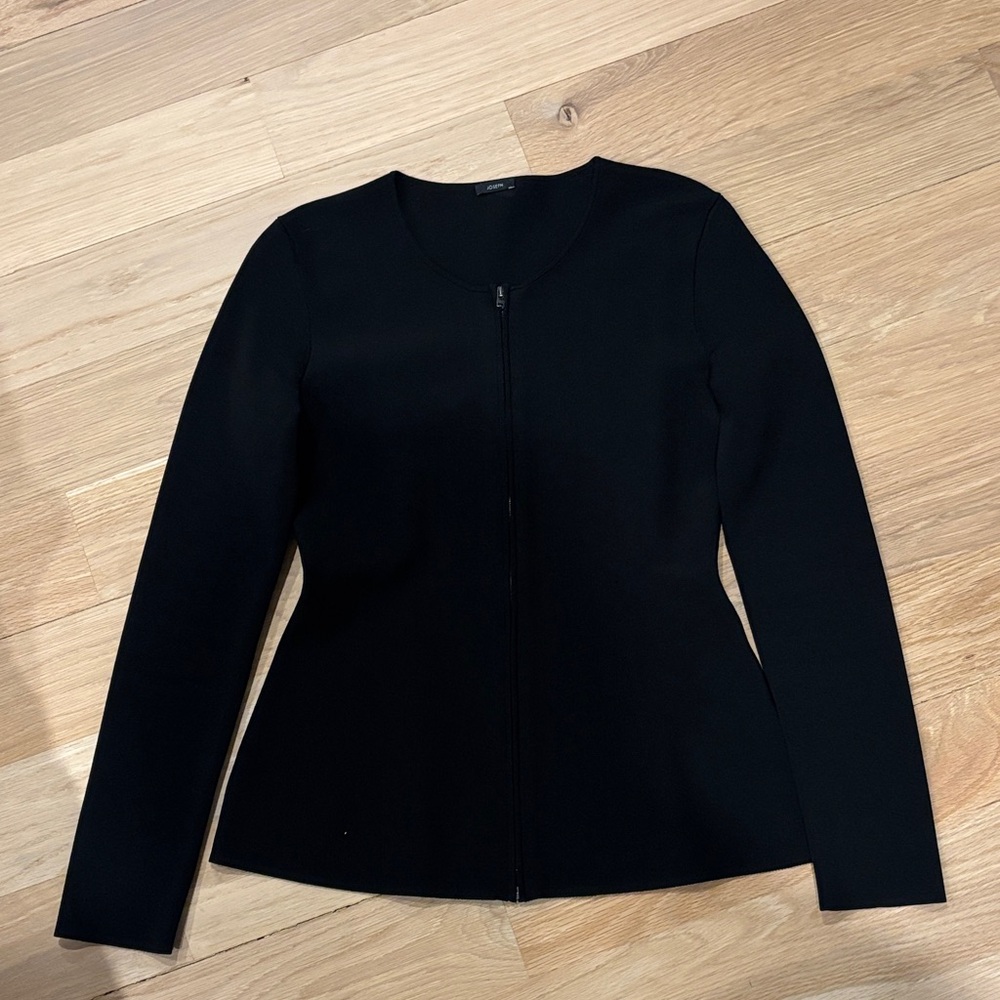 Joseph zip up Elegant Black Women's top